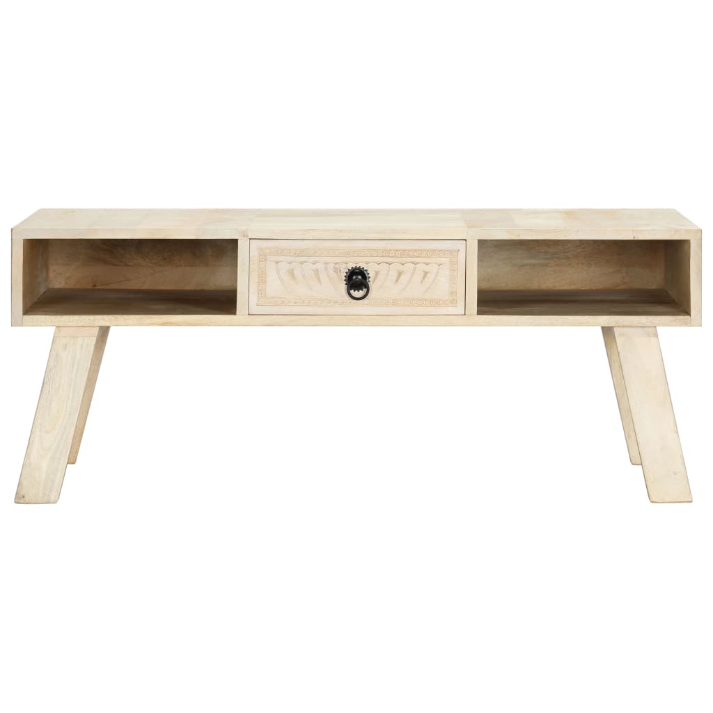 Coffee Table 100X60X40 Cm Solid Mango Wood