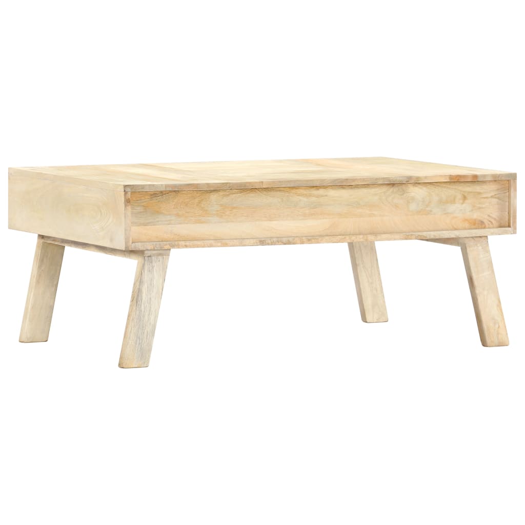 Coffee Table 100X60X40 Cm Solid Mango Wood