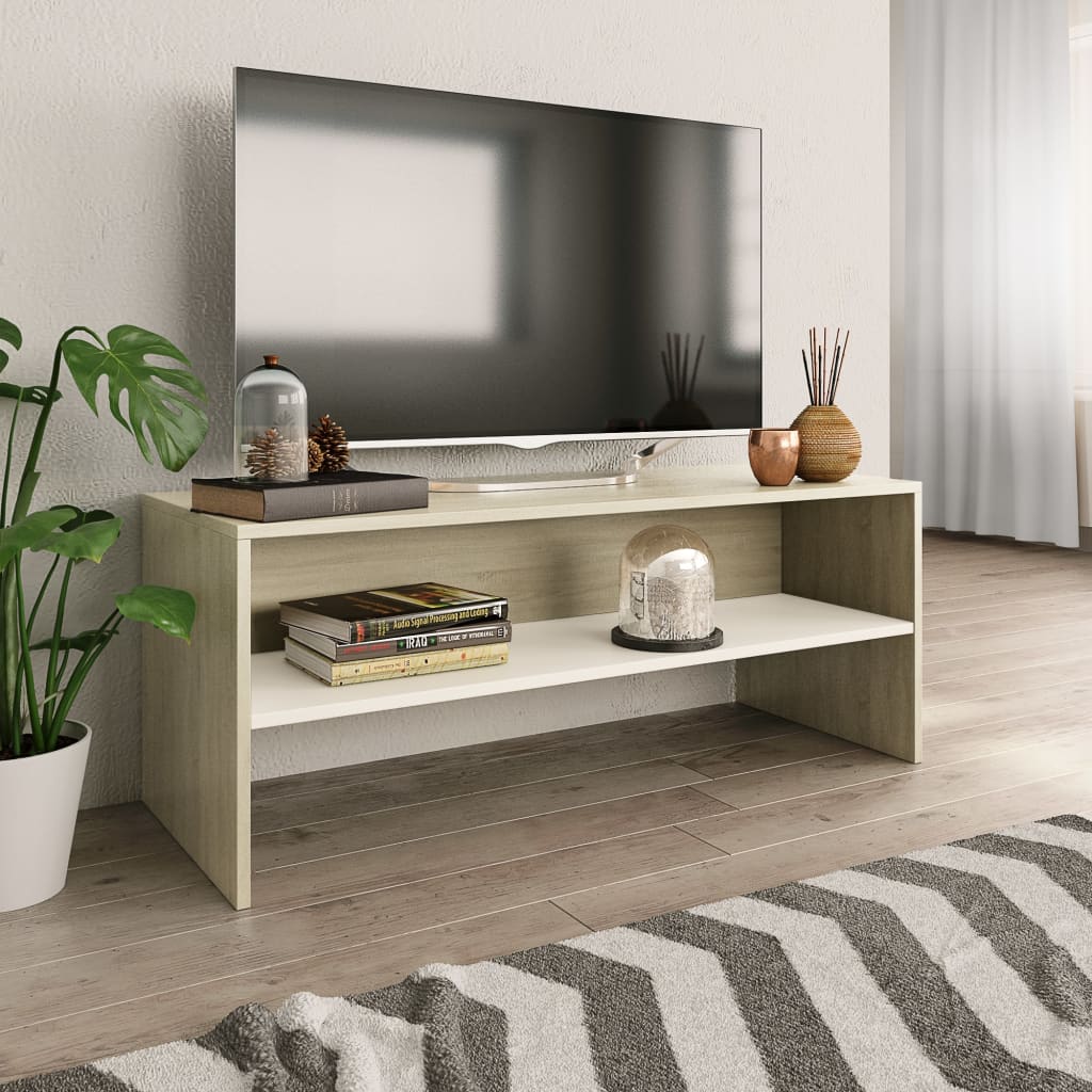 Tv Cabinet 100X40X40 Cm Engineered Wood