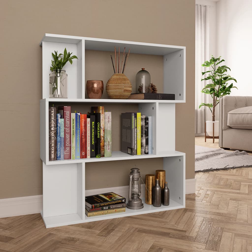 Book Cabinet/Room Divider 80X24X96 Cm Engineered Wood
