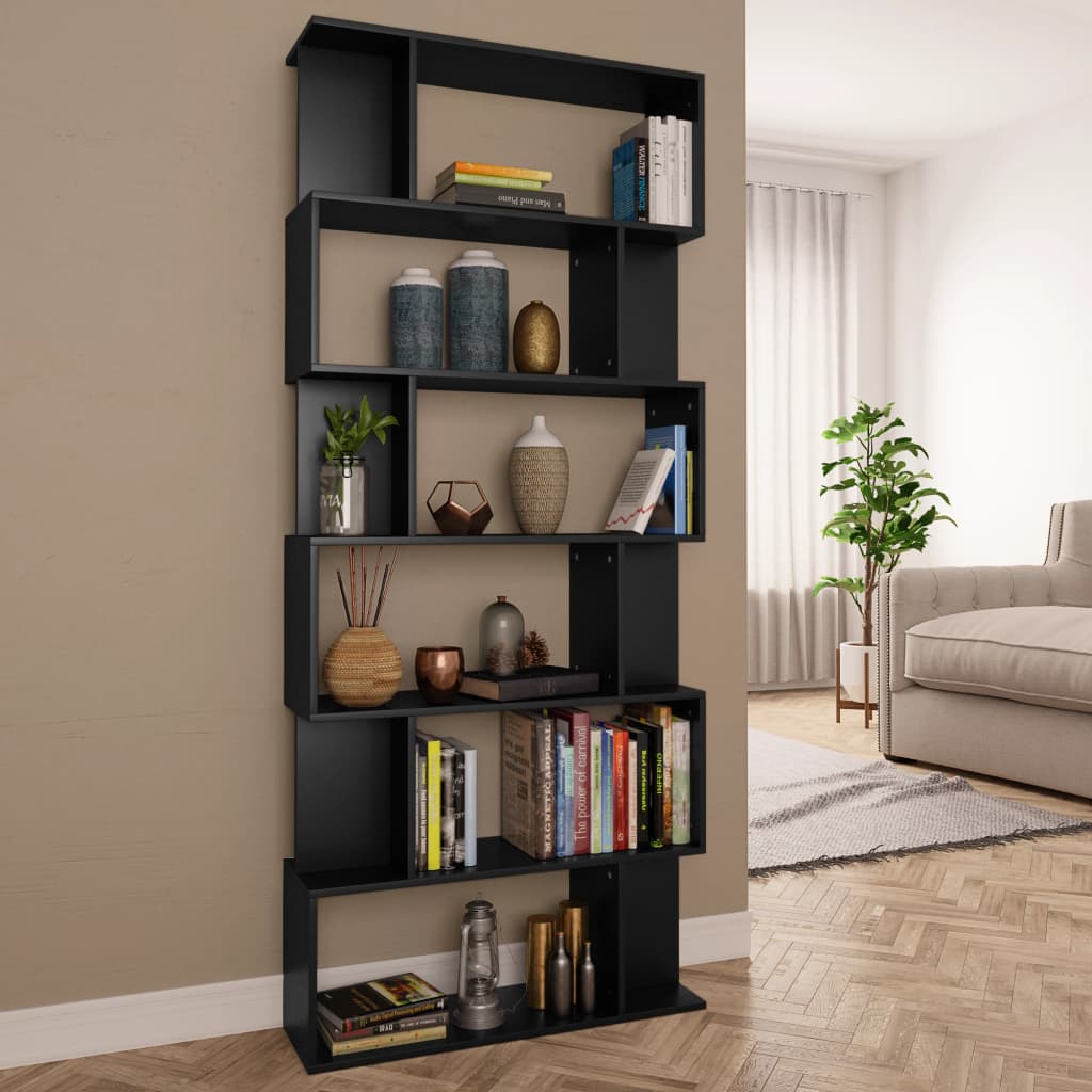 Book Cabinet/Room Divider 80X24X192 Cm Engineered Wood