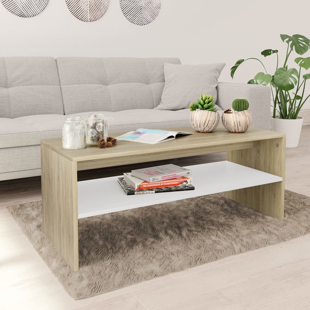 Coffee Table 100X40X40 Cm Engineered Wood