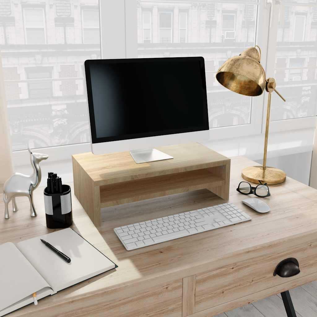 Monitor Stand 42X24X13 Cm Engineered Wood