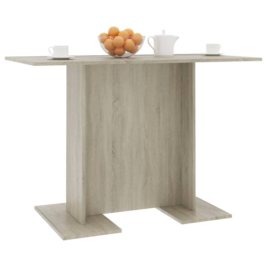 Dining Table 110X60X75 Cm Engineered Wood