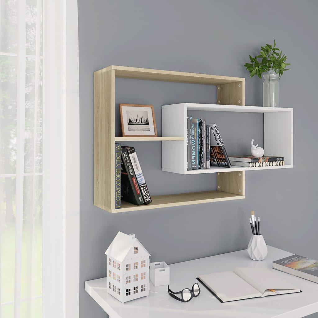 Wall Shelf 104X20X58.5 Cm Engineered Wood