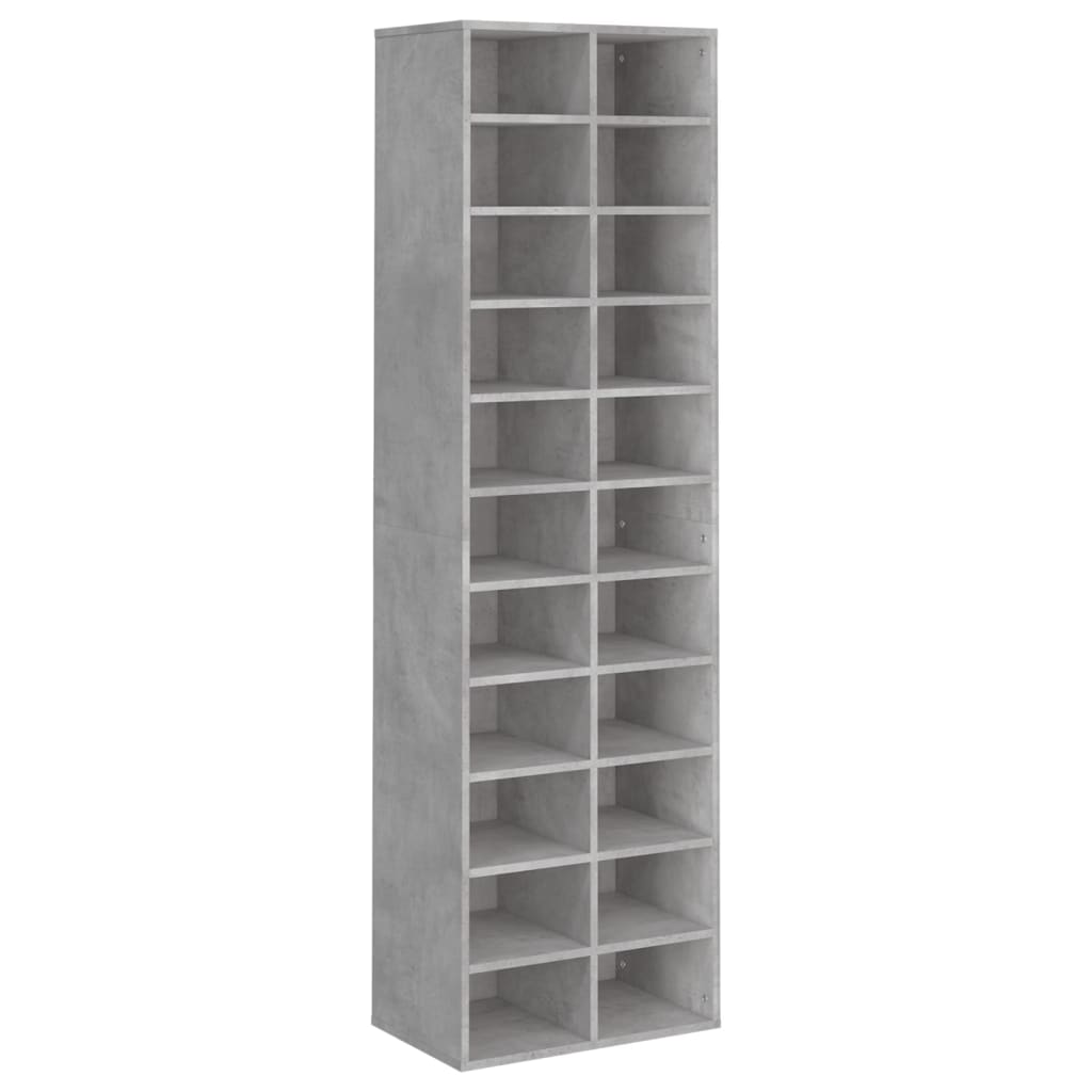 Shoe Cabinet 54X34X183 Cm Engineered Wood