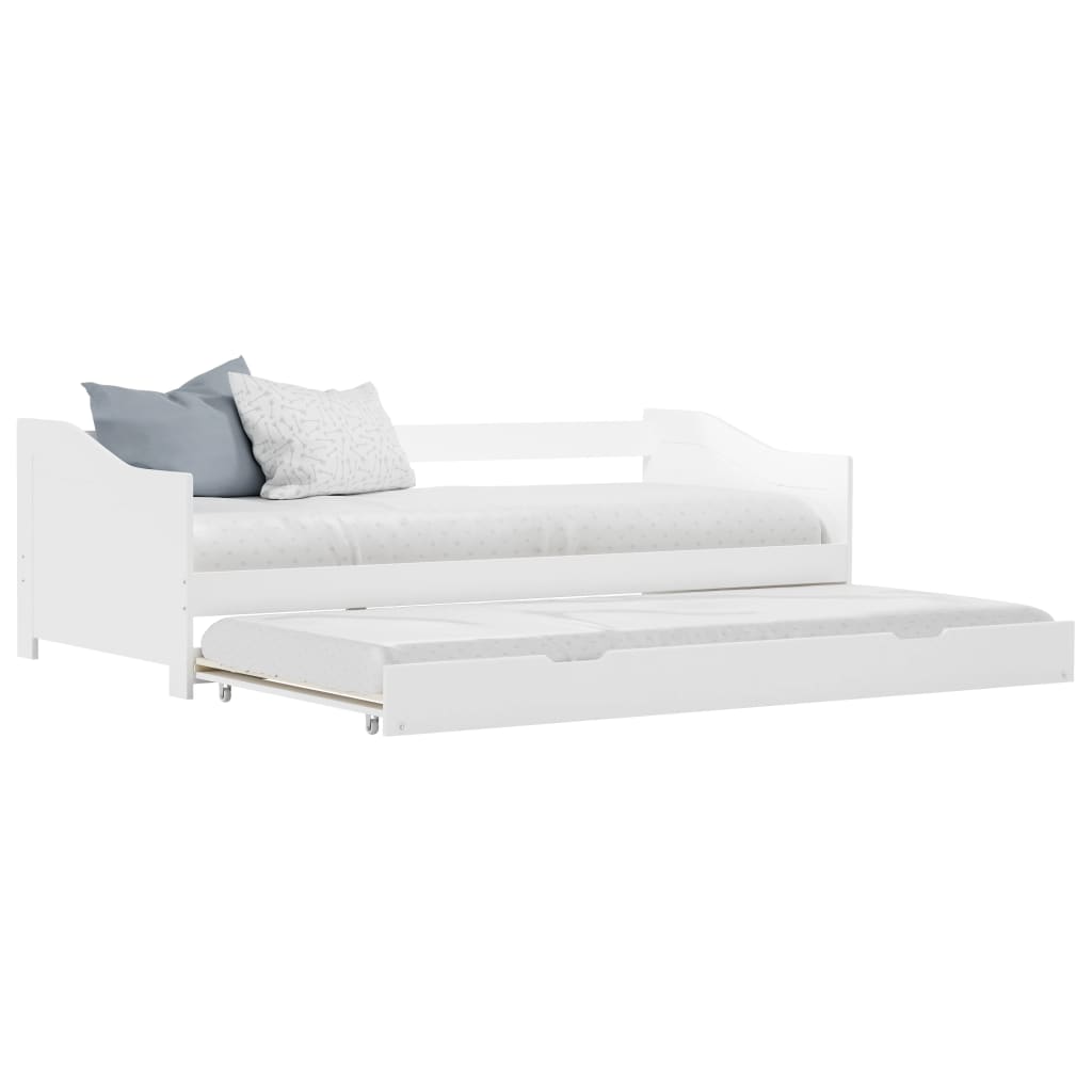 Pull-Out Sofa Bed Frame Without Mattress Pinewood 90X200 Cm