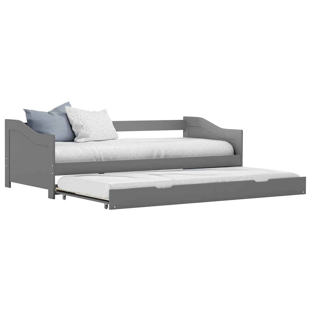 Pull-Out Sofa Bed Frame Without Mattress Pinewood 90X200 Cm