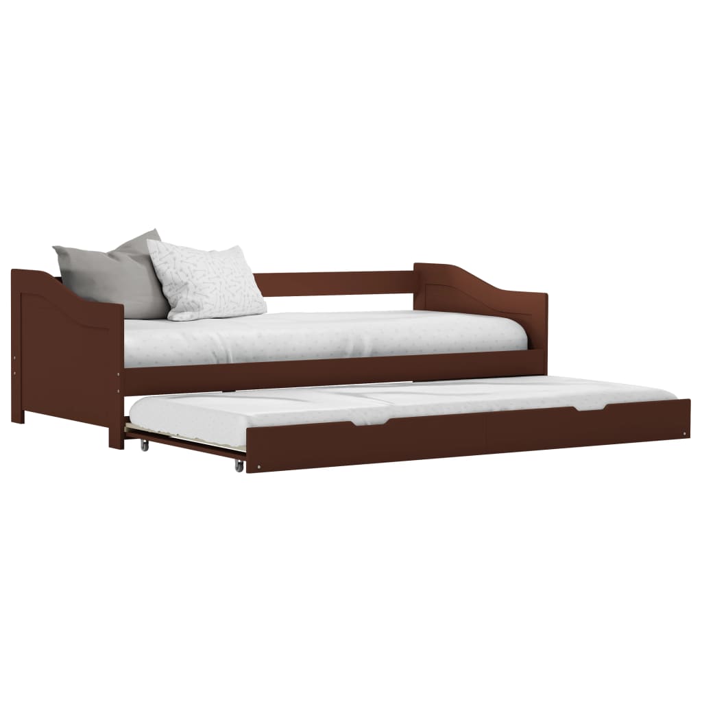 Pull-Out Sofa Bed Frame Without Mattress Pinewood 90X200 Cm