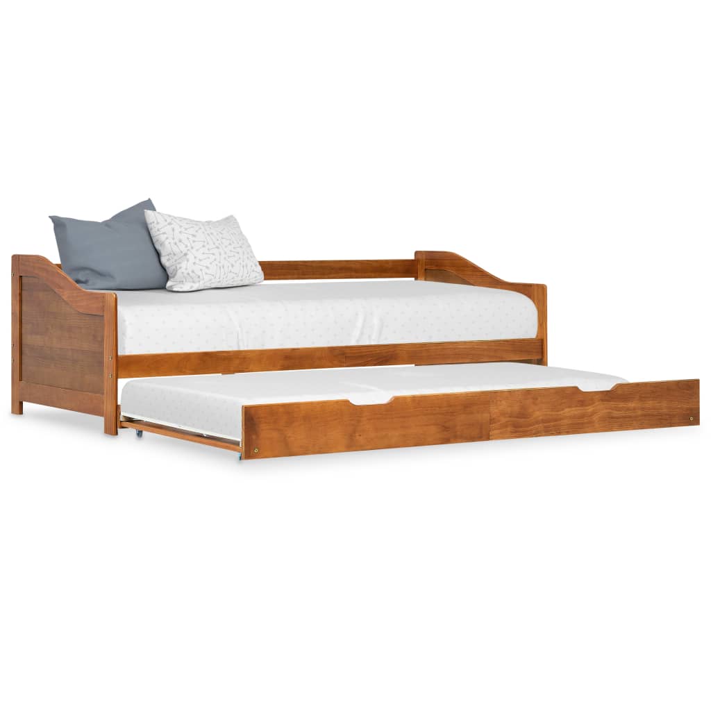 Pull-Out Sofa Bed Frame Without Mattress Pinewood 90X200 Cm