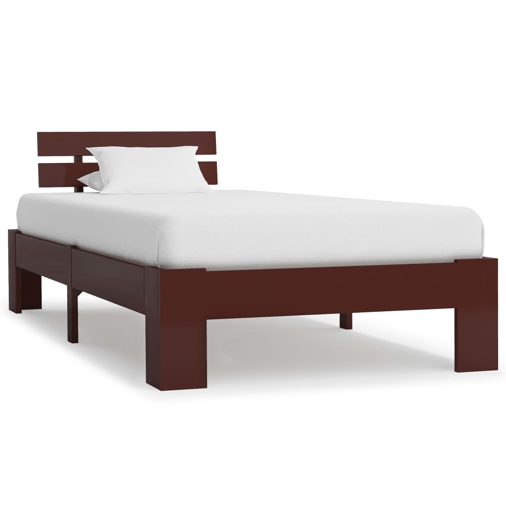 Bed Frame Without Mattress Solid Pine Wood