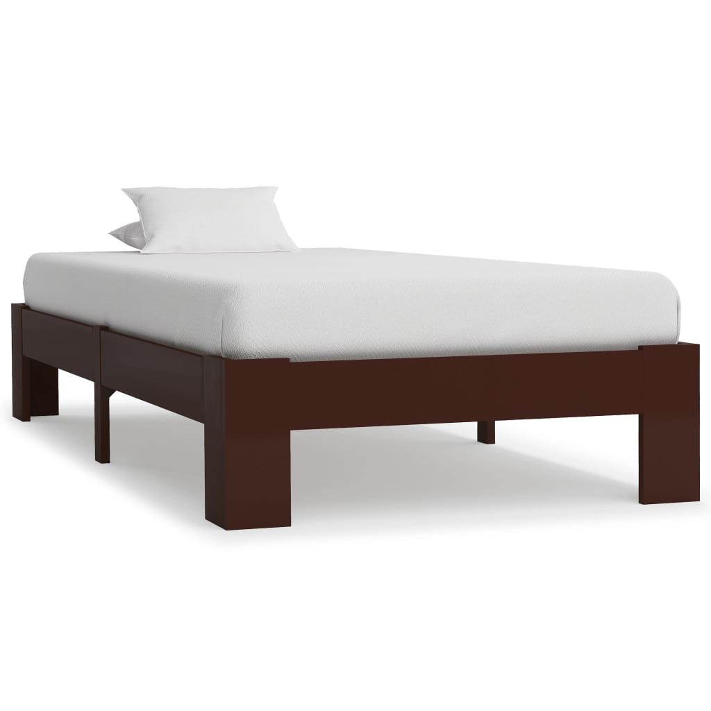 Bed Frame Without Mattress Solid Pine Wood