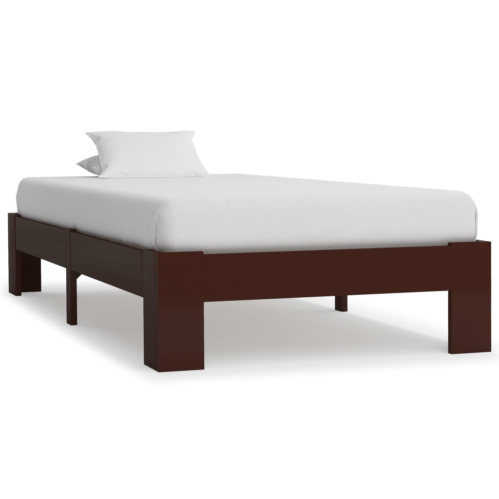 Bed Frame Without Mattress Solid Pine Wood