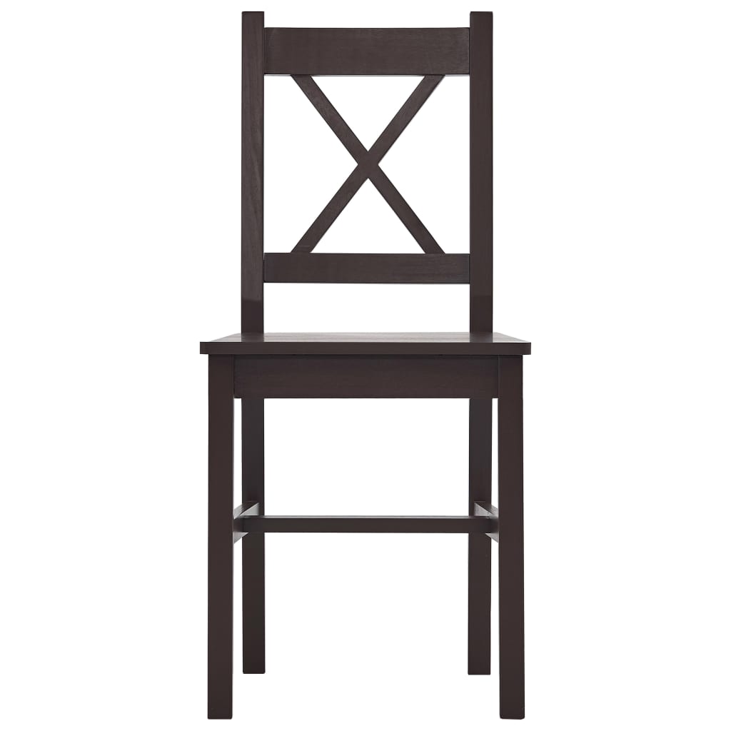 7 Piece Dining Set Pinewood