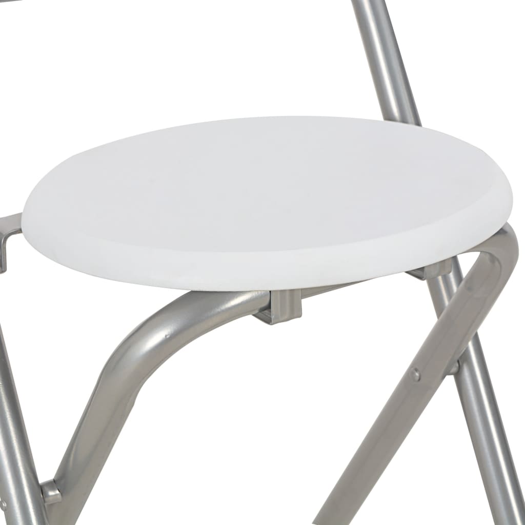 3 Piece Bar Set With Shelves Wood And Steel White