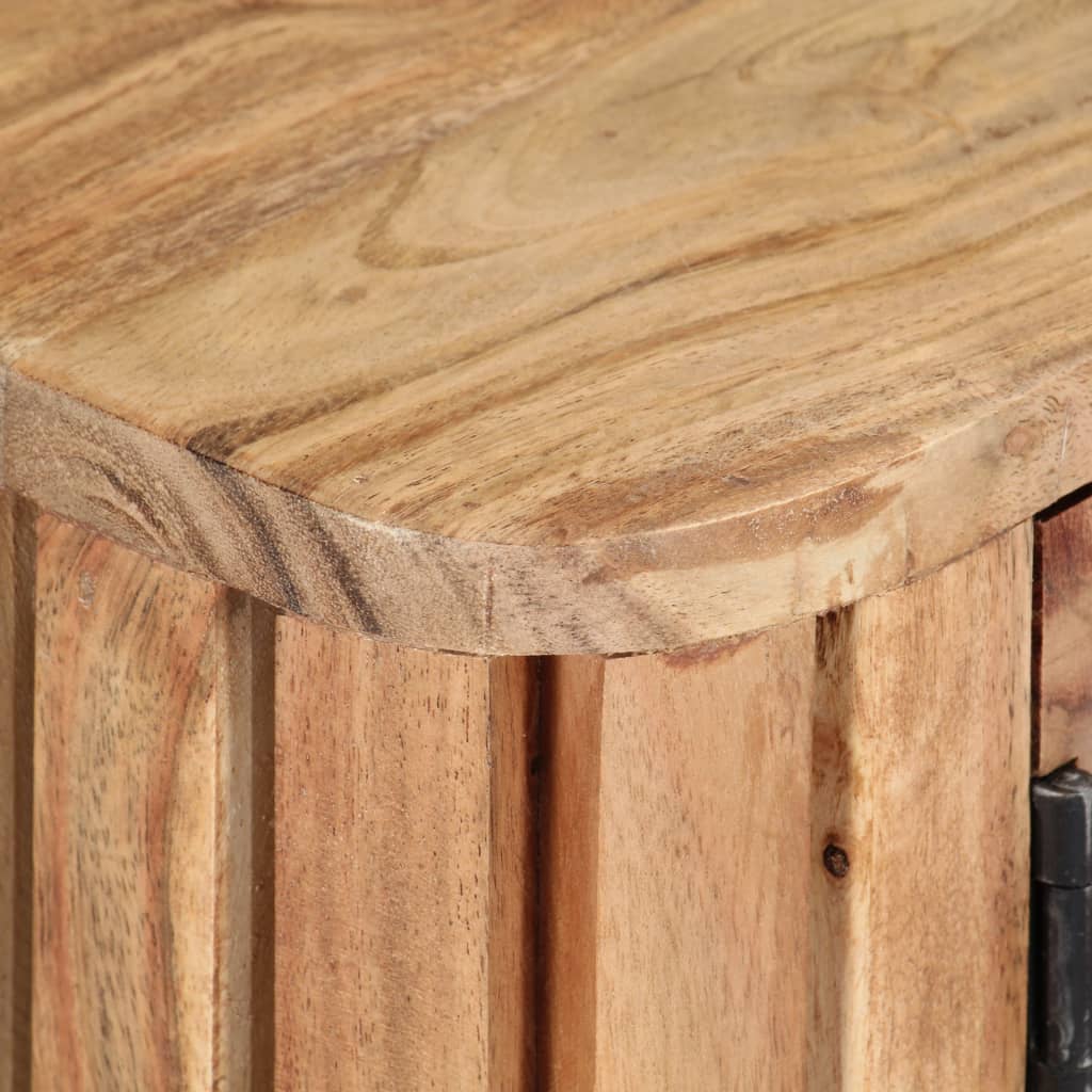 Tv Cabinet 130X30X45 Cm Solid Acacia Wood