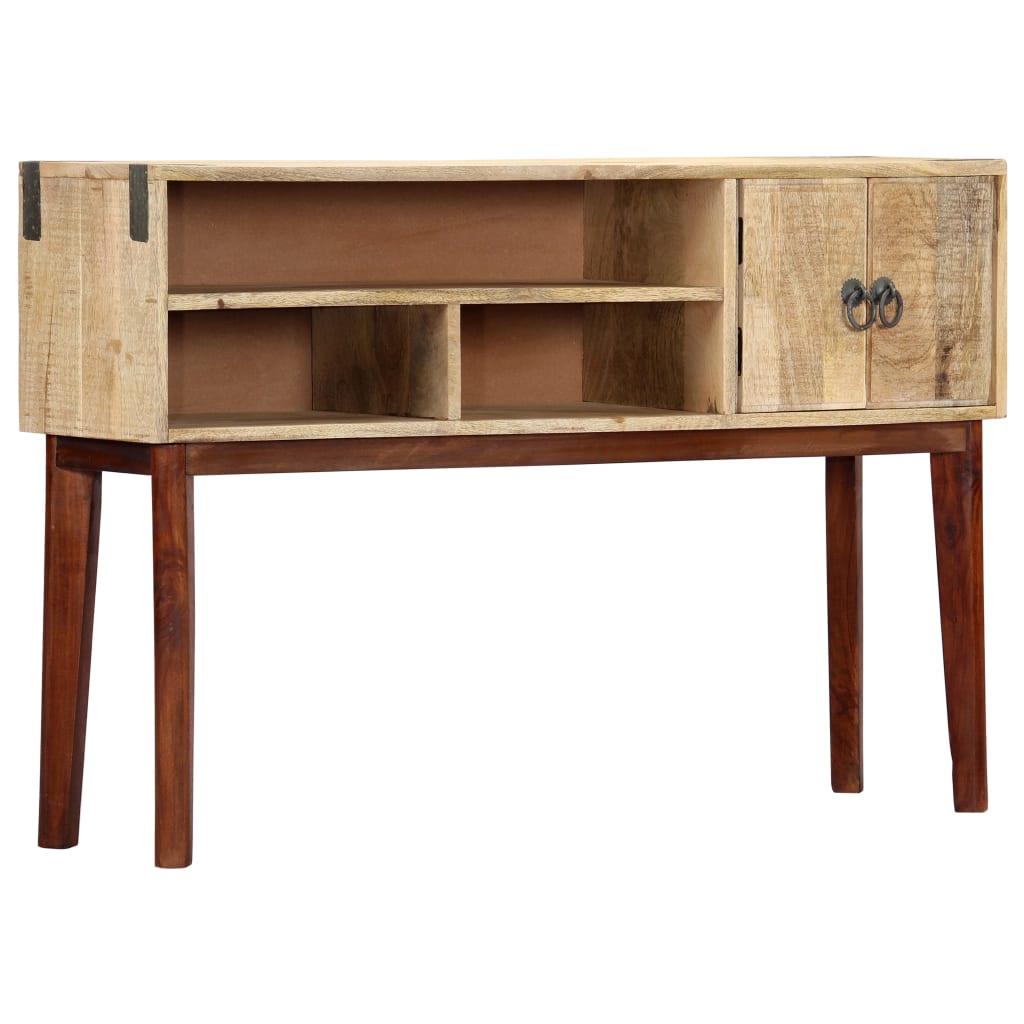 Console Table 115X30X76 Cm Solid Rough Mango Wood