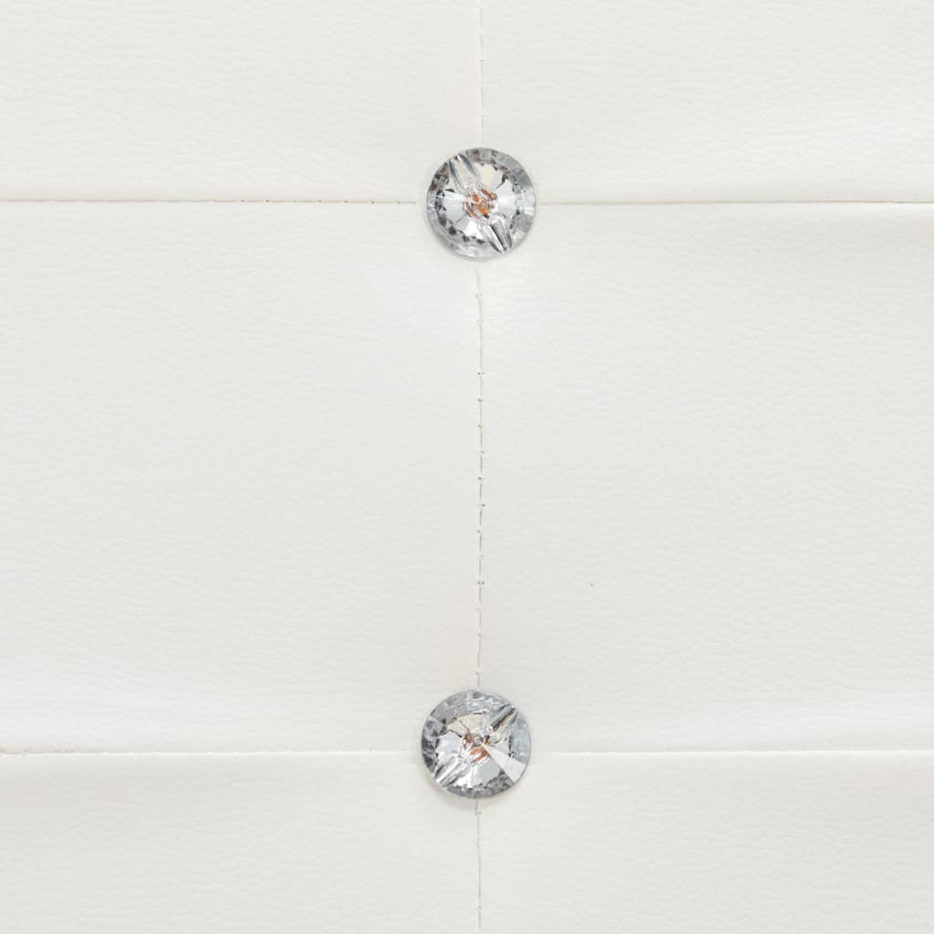 Bed Frame Without Mattress Faux Leather 135X190 Cm Double