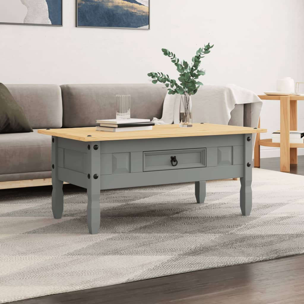 Coffee Table Mexican Pine Corona Range 100X55X44 Cm