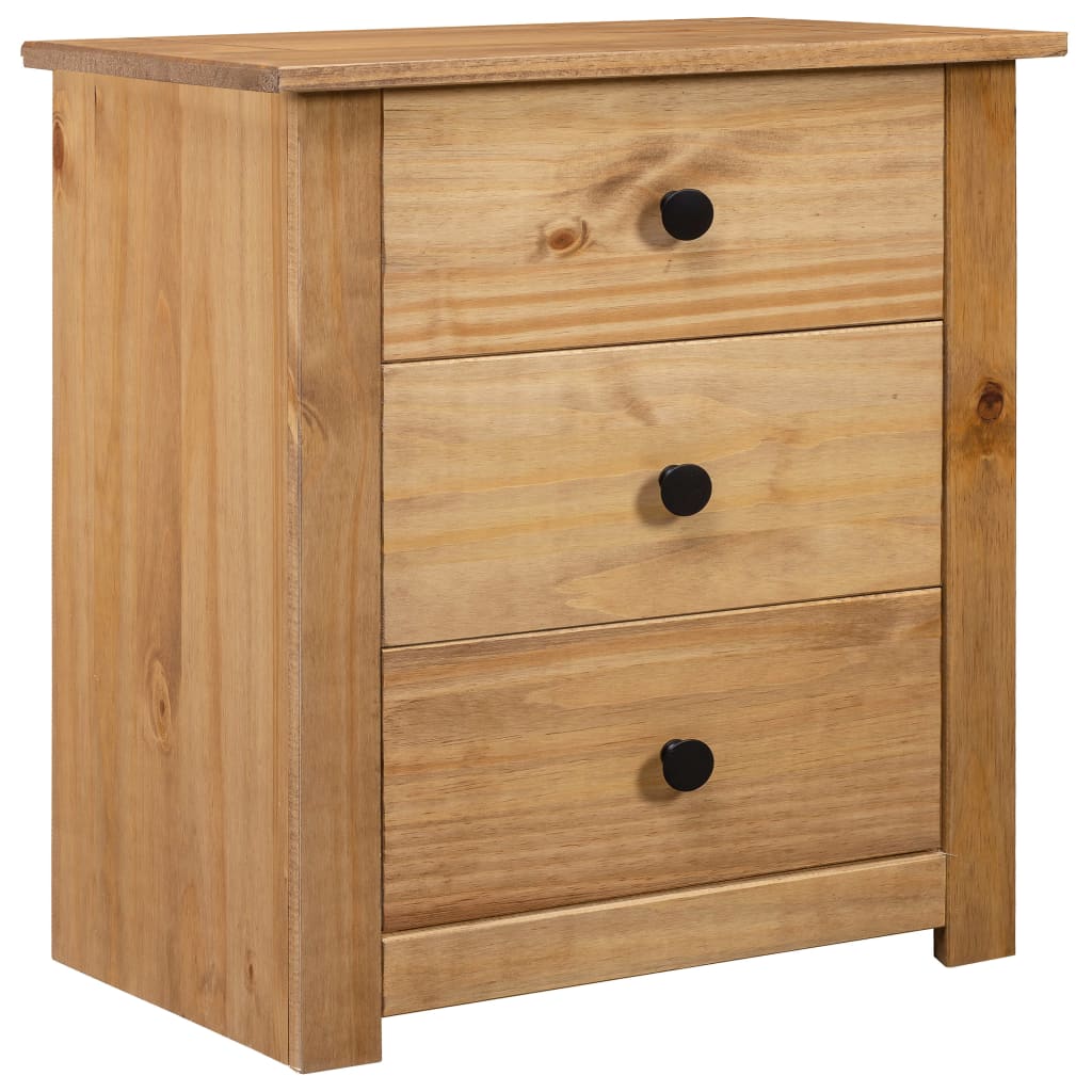 Bedside Cabinet 46X40X57 Cm Pinewood Panama Range