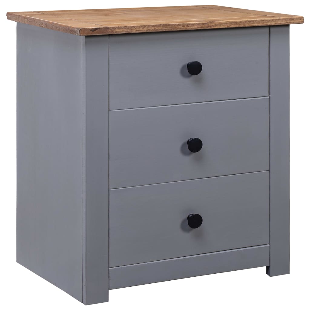 Bedside Cabinet 46X40X57 Cm Pinewood Panama Range