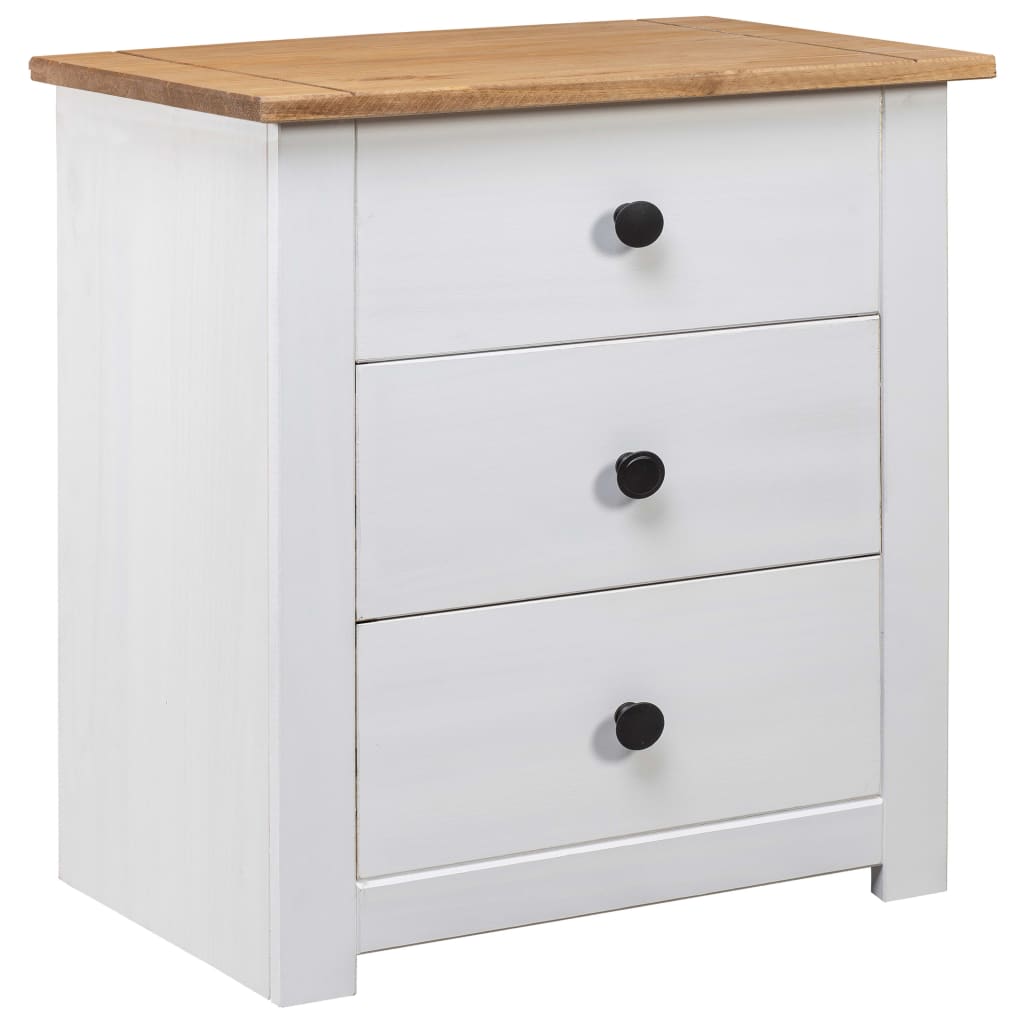 Bedside Cabinet 46X40X57 Cm Pinewood Panama Range