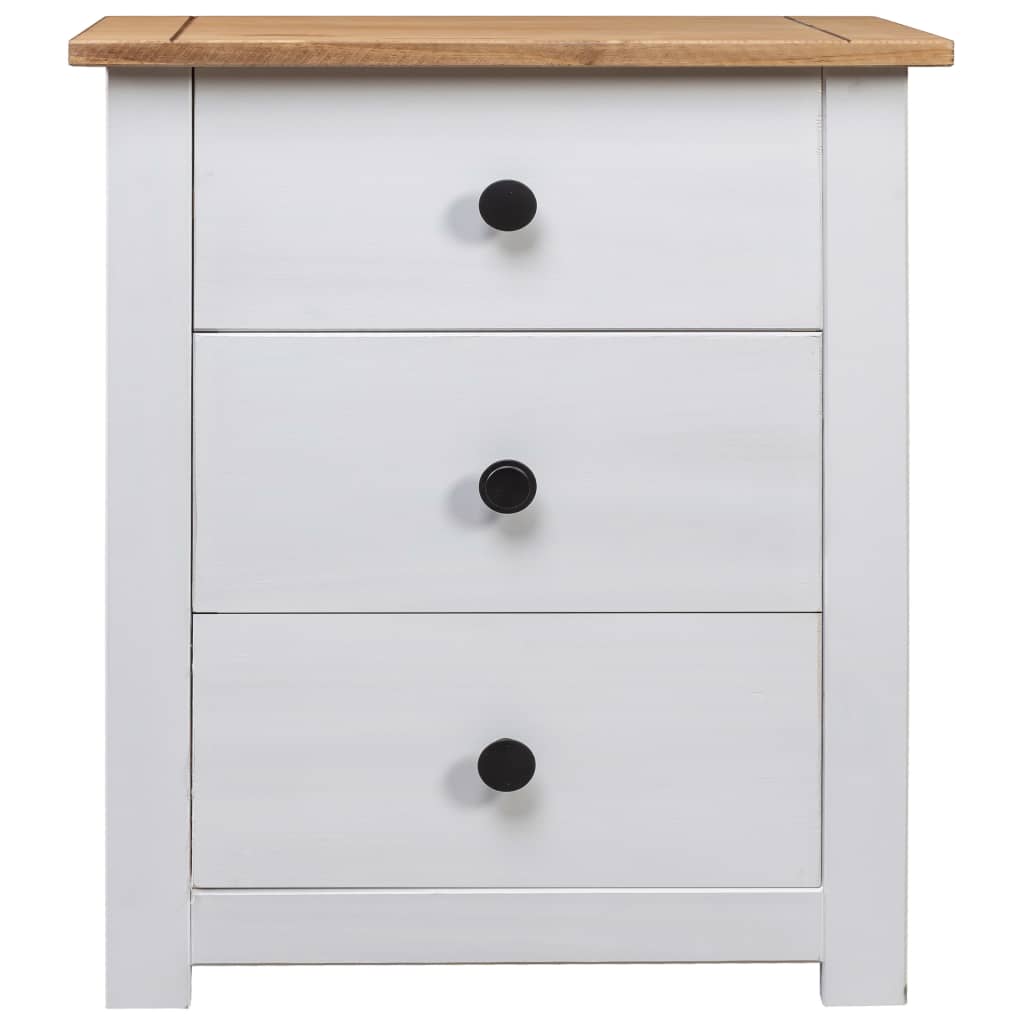 Bedside Cabinet 46X40X57 Cm Pinewood Panama Range