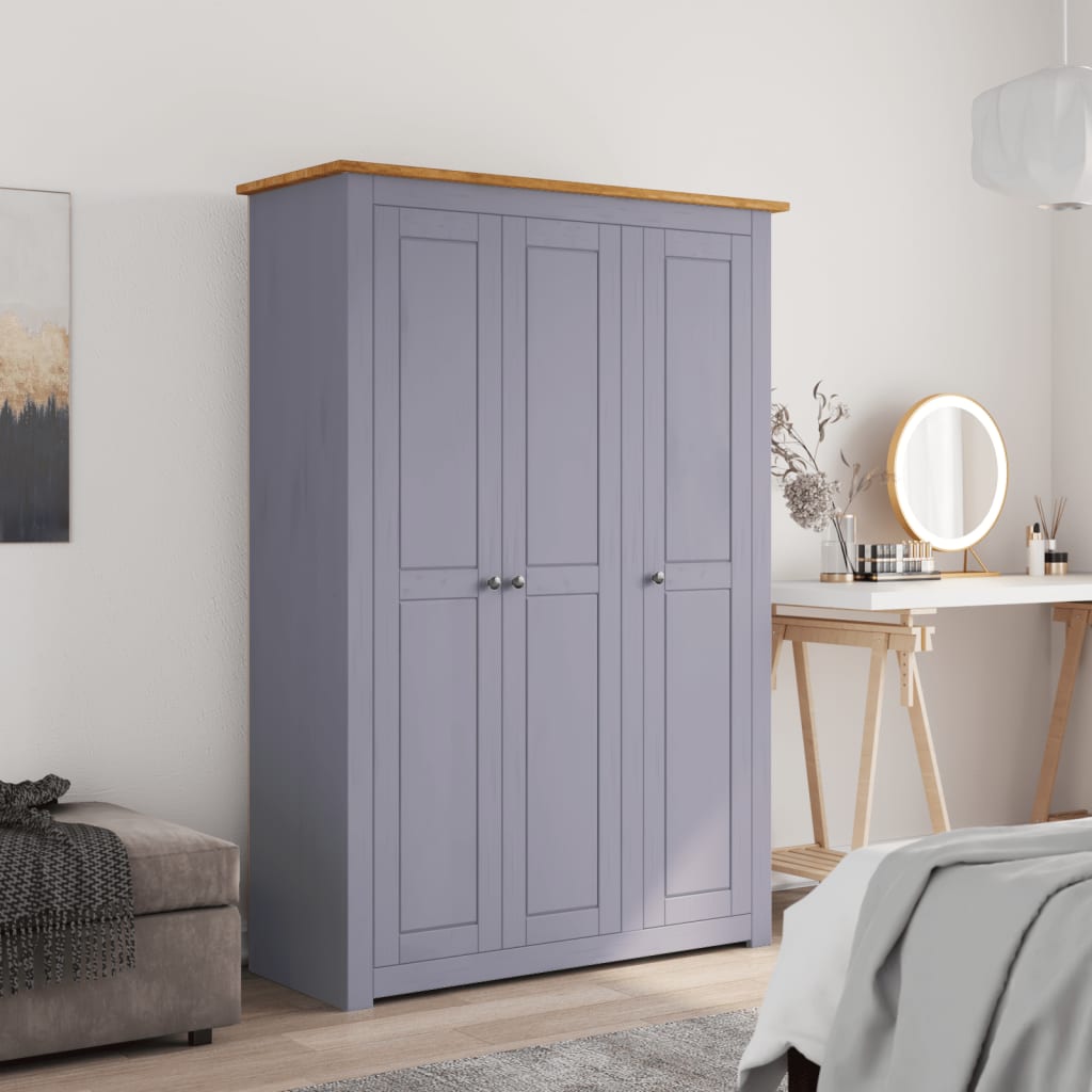 3-Door Wardrobe Pine Panama Range