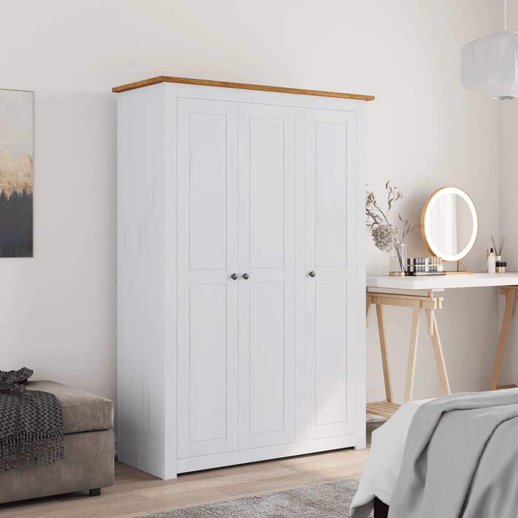 3-Door Wardrobe Pine Panama Range
