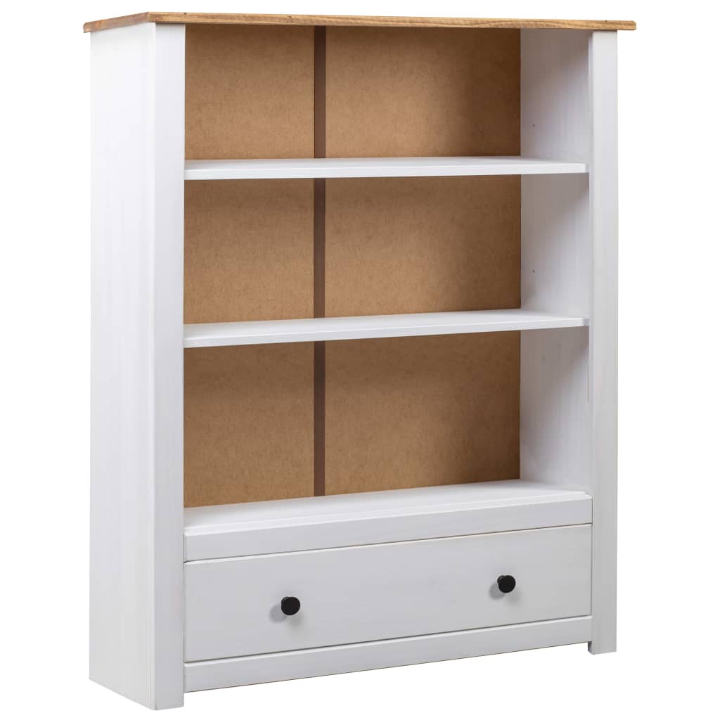 Bookcase 80X35X110 Cm Solid Pine Wood Panama Range