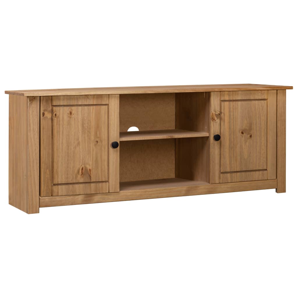 Tv Cabinet 120X40X50 Cm Solid Pine Wood Panama Range