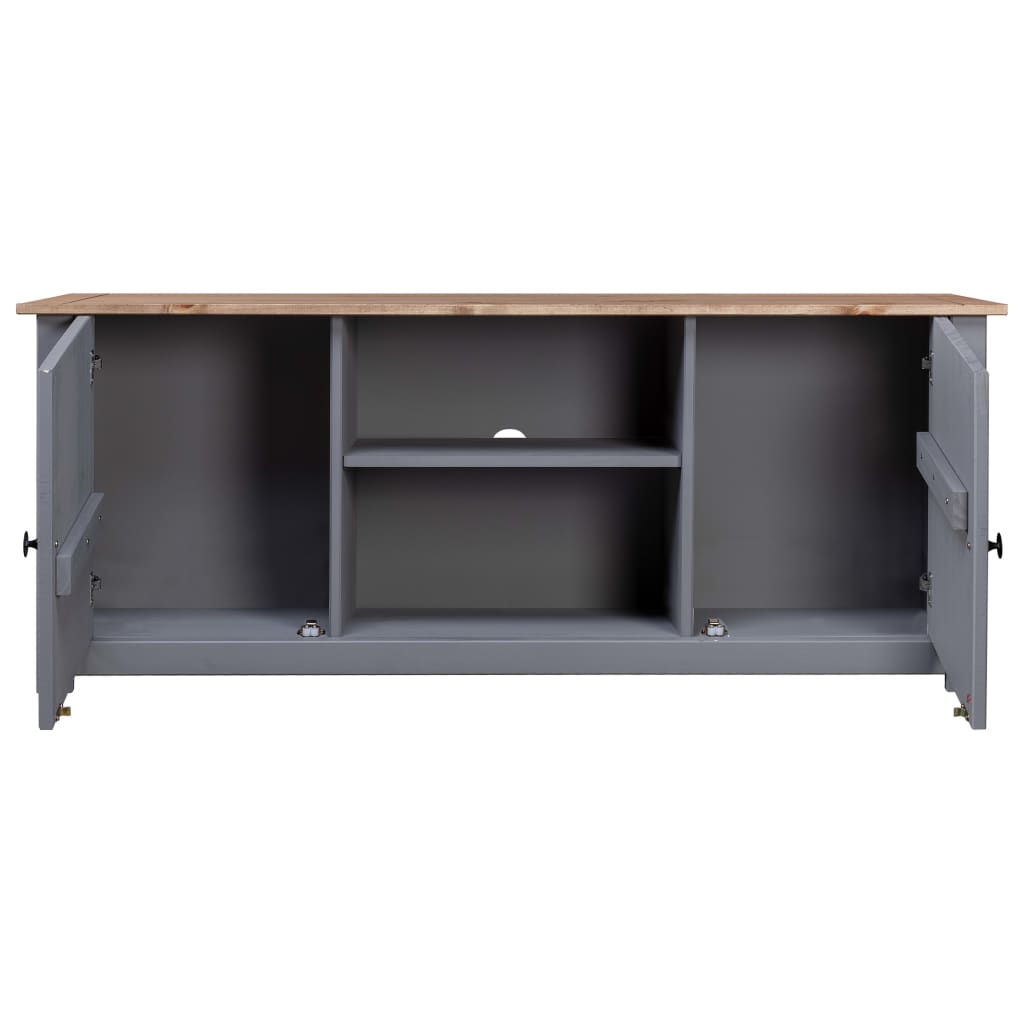 Tv Cabinet 120X40X50 Cm Solid Pine Wood Panama Range