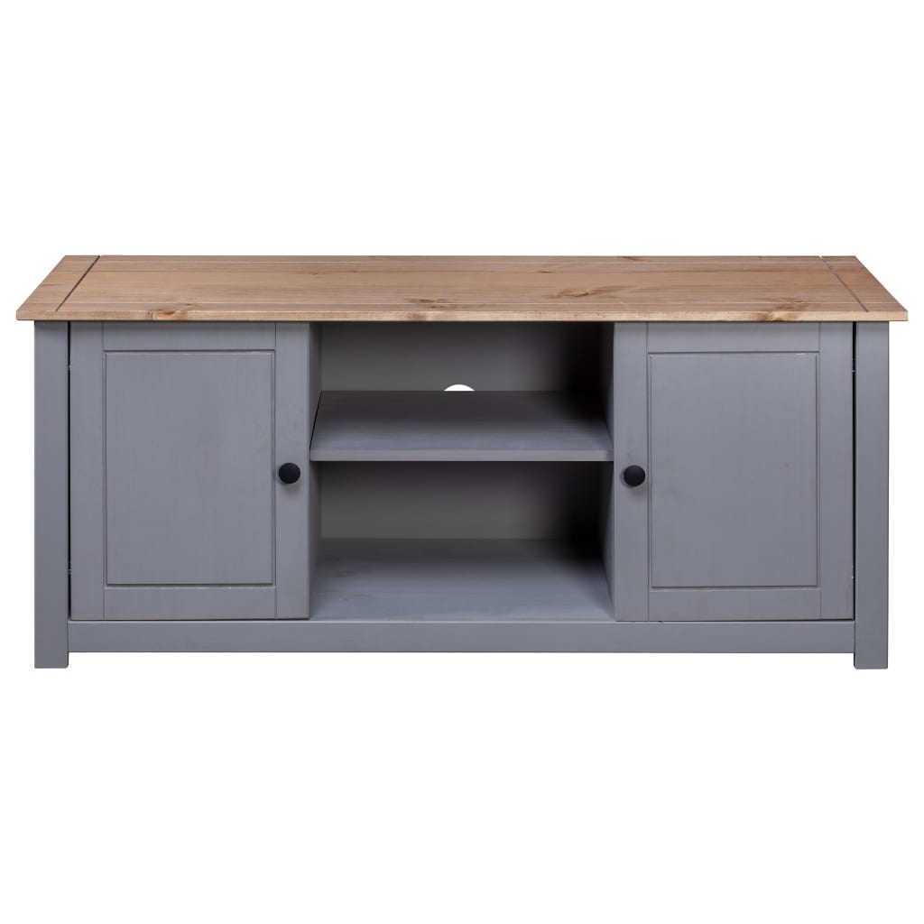 Tv Cabinet 120X40X50 Cm Solid Pine Wood Panama Range
