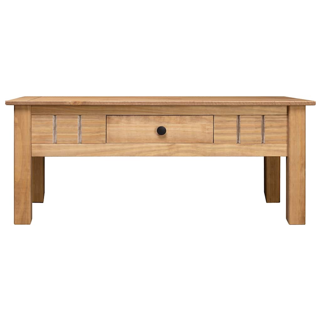 Coffee Table 100X60X45 Cm Solid Pine Wood Panama Range