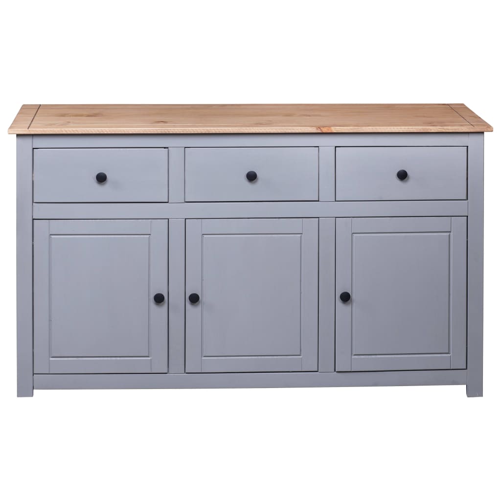 Sideboard 135X40X80 Cm Solid Pinewood Panama Range