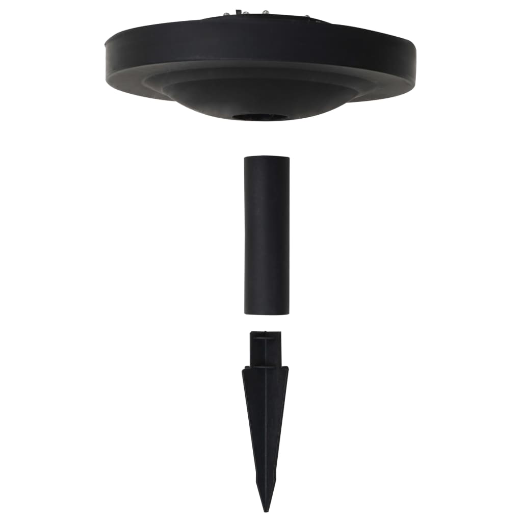 Outdoor Solar Lamps 2 Pcs Led Spherical Rgb