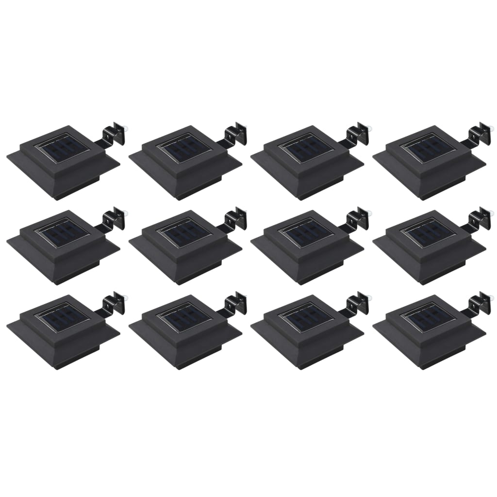 Outdoor Solar Lamps 6 Pcs Led Square 12 Cm