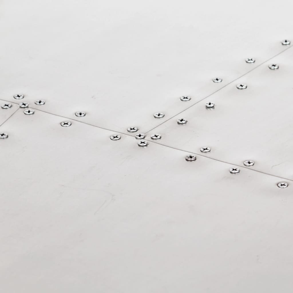 Aviator Desk Silver 112X50X76 Cm Metal