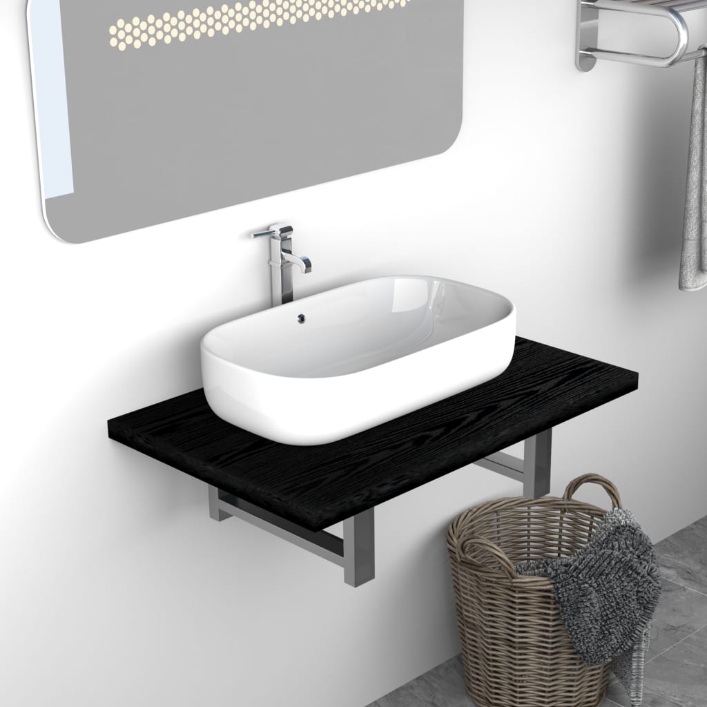 Bathroom Wall Shelf For Basin 60X40X16.3 Cm