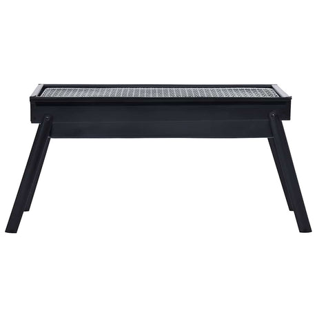 Portable Camping Bbq Grill Steel 60X22.5X33 Cm