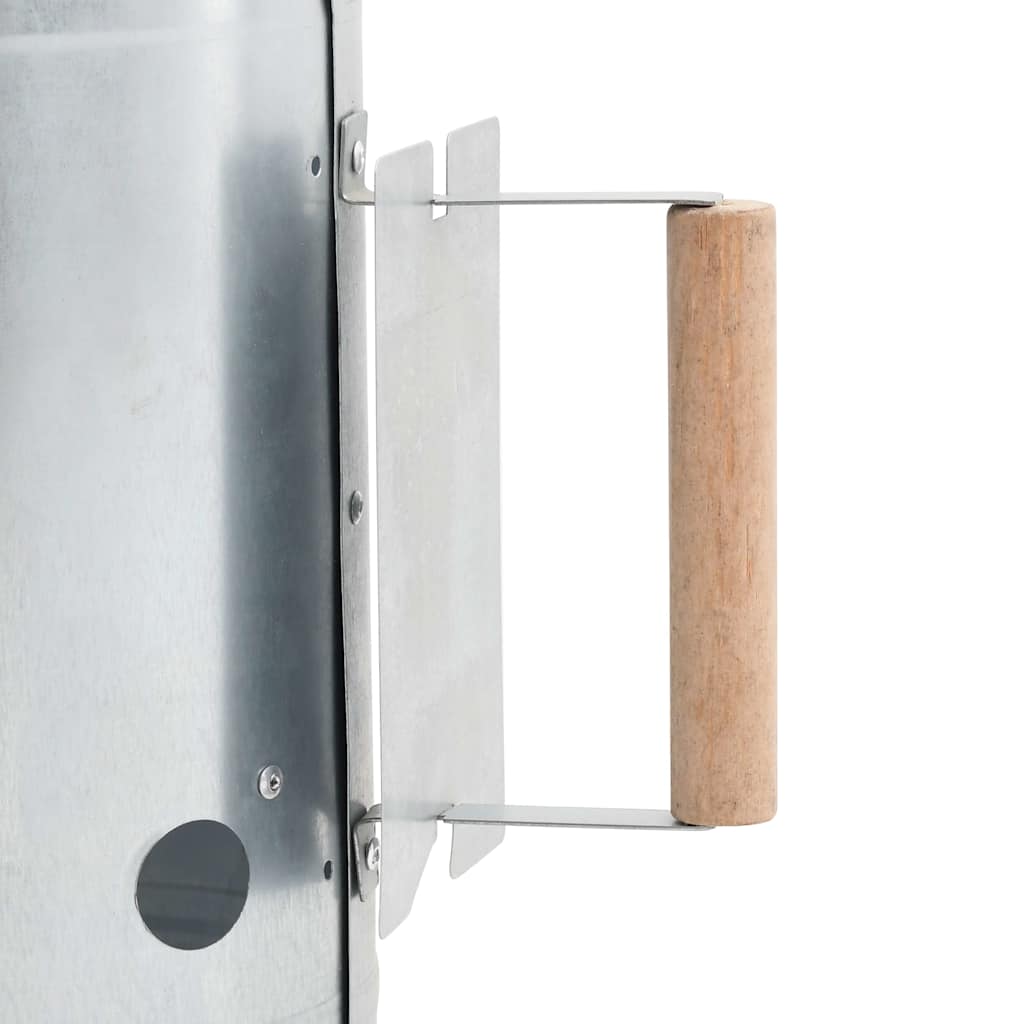 Charcoal Grill Chimney Starter Galvanised Steel
