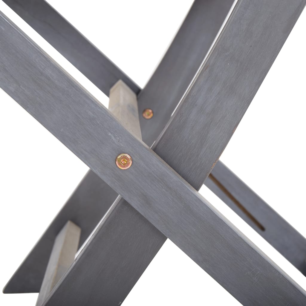 Folding Outdoor Chairs 2 Pcs Solid Acacia Wood