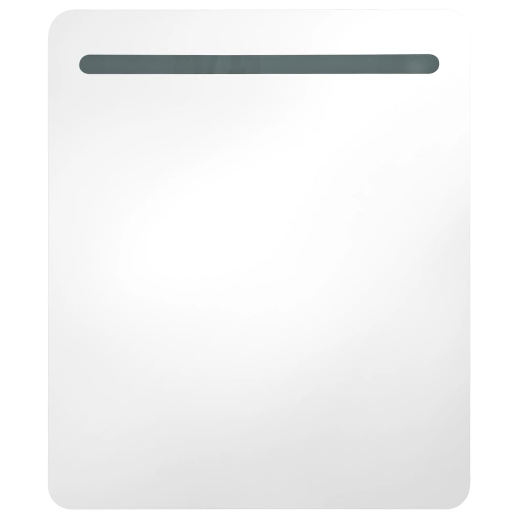 Led Bathroom Mirror Cabinet 68X9X80 Cm