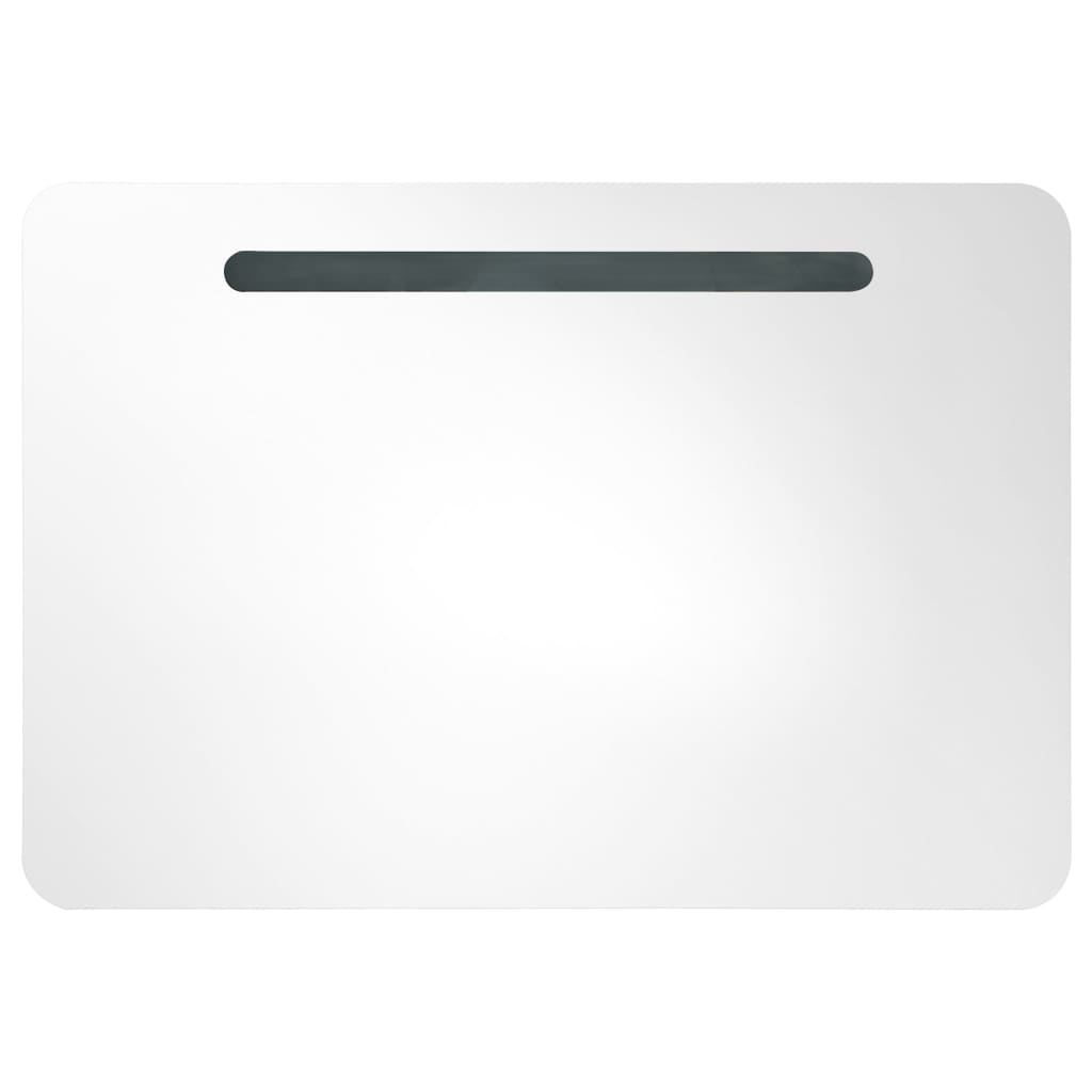 Led Bathroom Mirror Cabinet 80X9.5X55 Cm