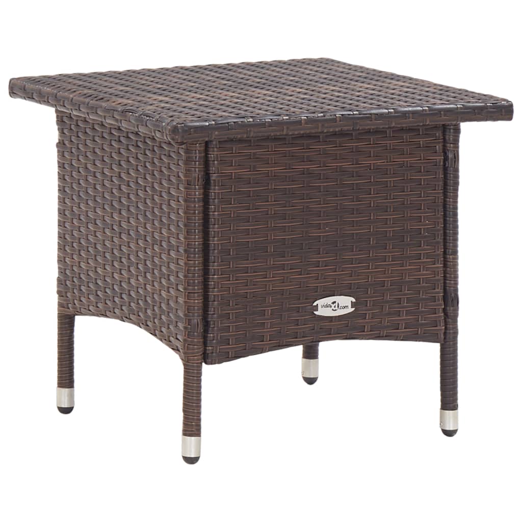 Tea Table 50X50X47 Cm Poly Rattan