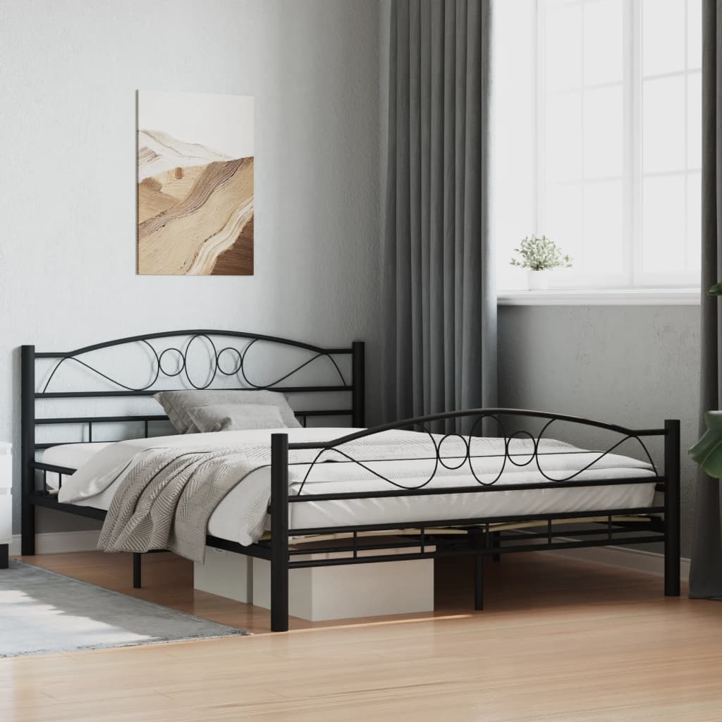 Bed Frame Without Mattress Steel Super King