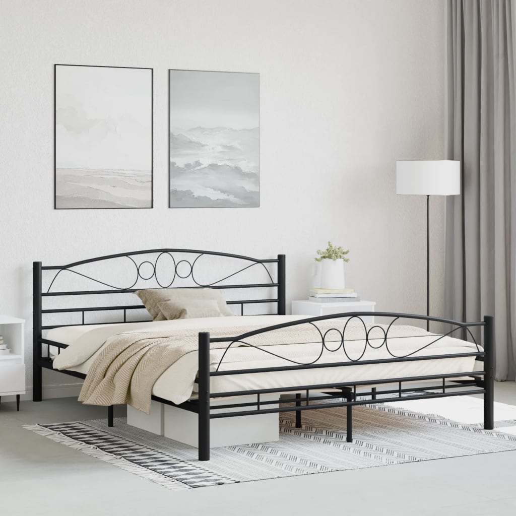 Bed Frame Without Mattress Steel Super King