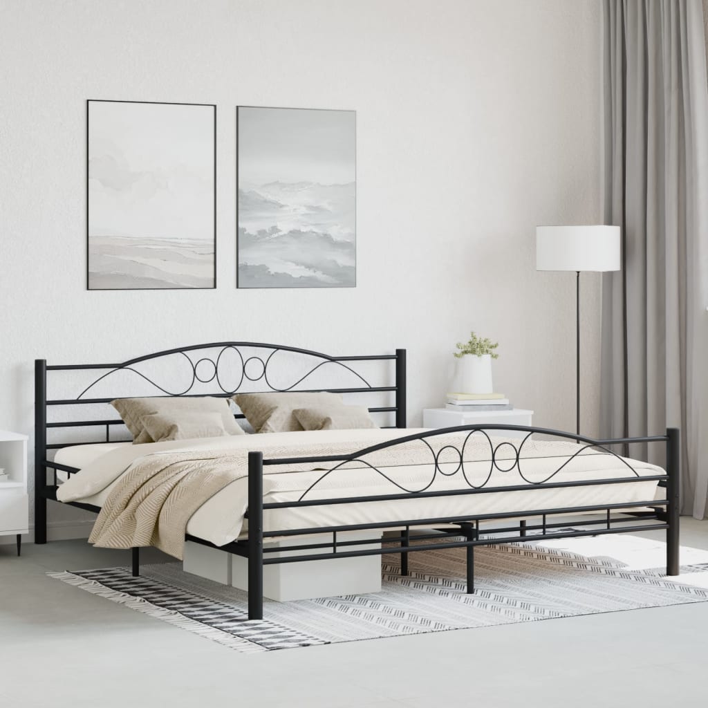 Bed Frame Without Mattress Steel Super King