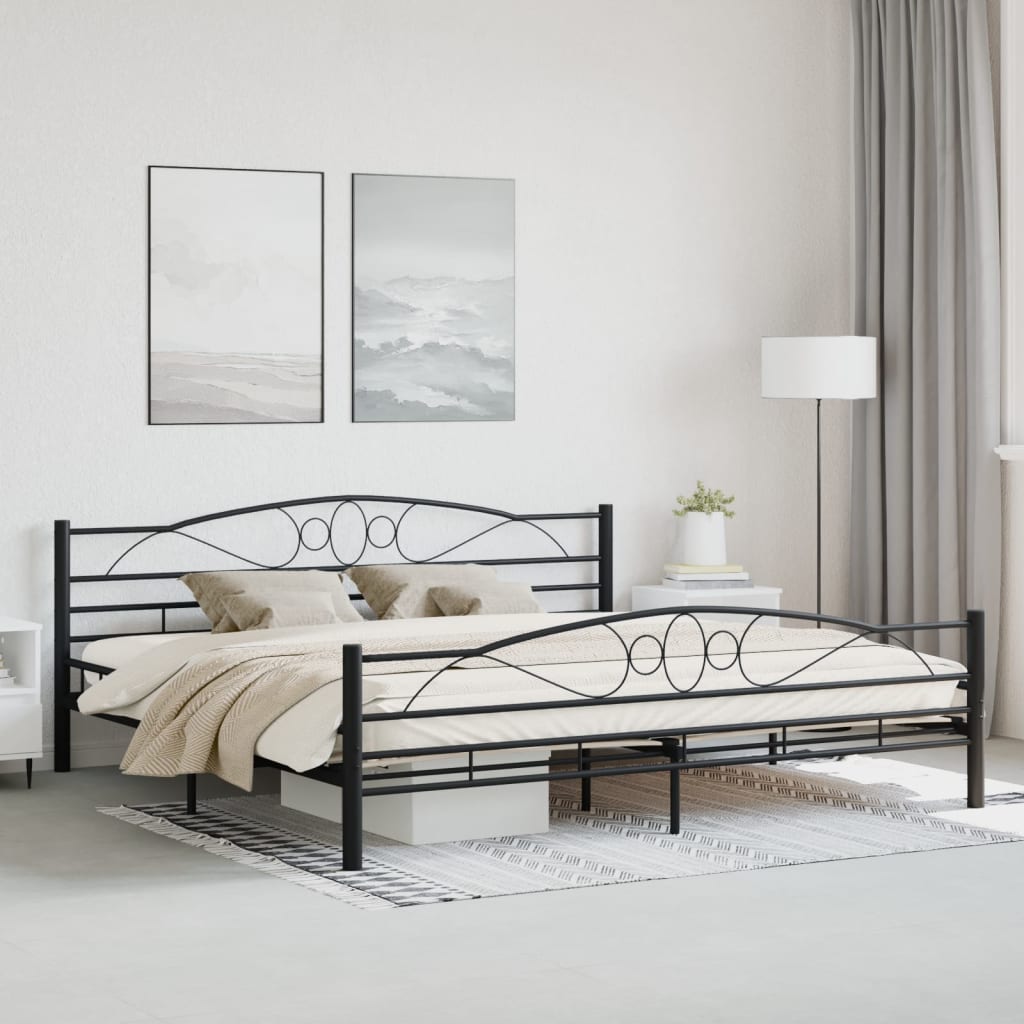 Bed Frame Without Mattress Steel Super King
