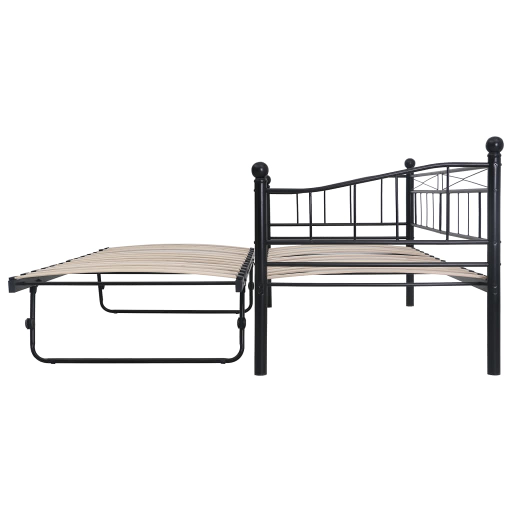 Bed Frame Without Mattress Steel 180X200/90X200 Cm